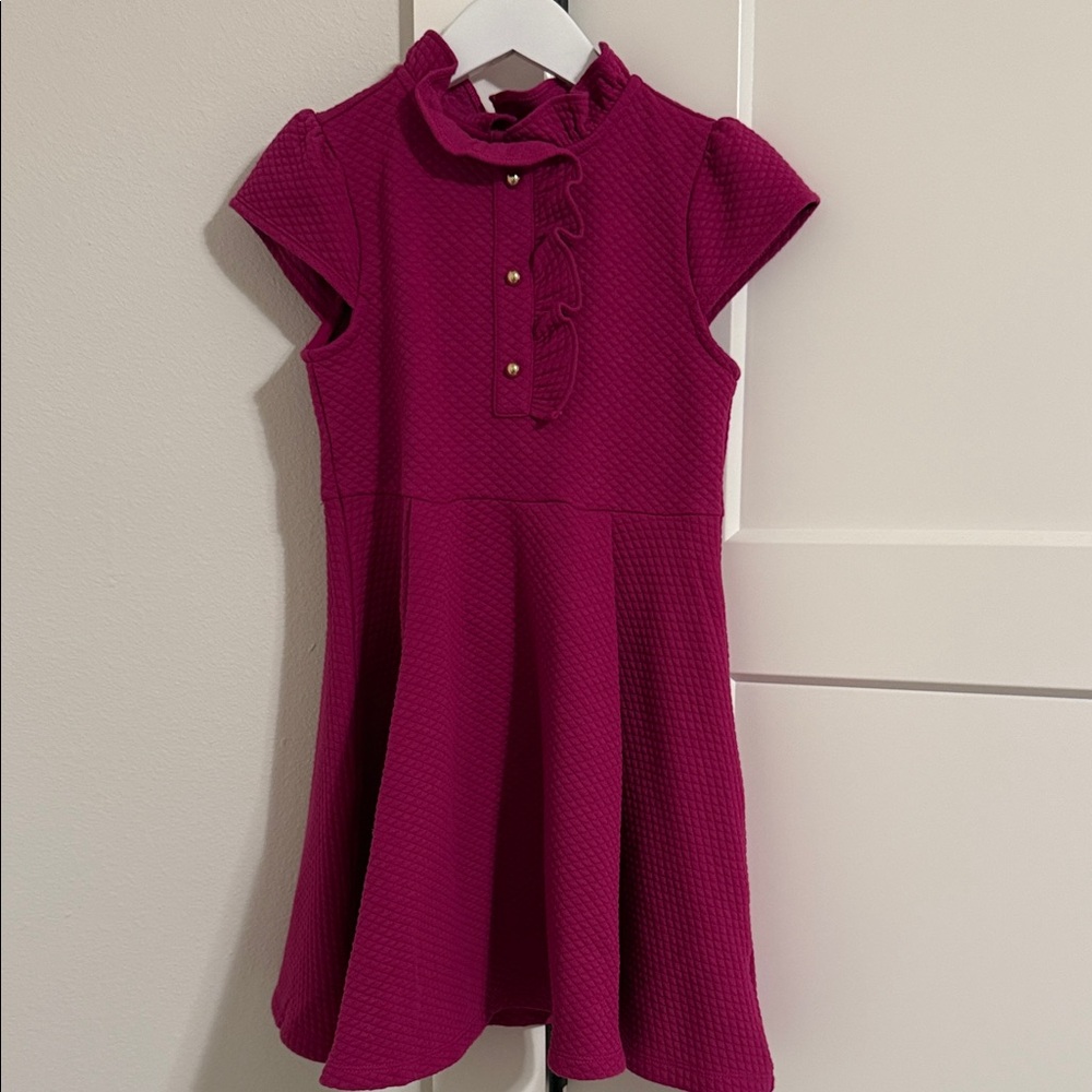 Janie and Jack Pink Ruffled Dress